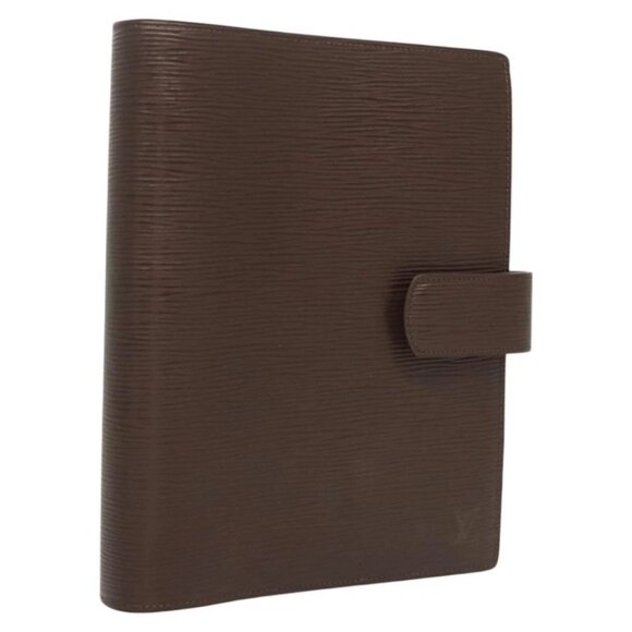 LOUIS VUITTON Epi Agenda GM Day Planner Cover Mocha Brown - Picture 1 of 15